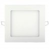 LED panel ART SLIM flush-mounted square 8.5cm, 3W, 210lm, AC80-265V, 3000K - white heat - zdjęcie 1
