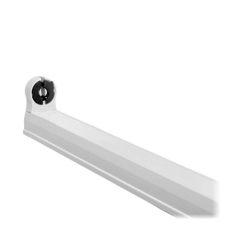 Luminaire for 1 LED tube ART T8 120cm, single side power supply AC230V