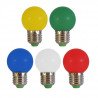 LED bulb ART E27, 0.5W, 30lm, green - zdjęcie 2