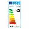 LED bulb ART E27, 0.5W, 30lm, green - zdjęcie 5