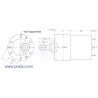 Geared motor 19:1 + CPR 64 encoder Geared motor 19:1 + CPR 64 encoder - zdjęcie 4