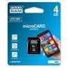 Goodram micro SD / SDHC 4GB class 4GB memory card with adapter - zdjęcie 1