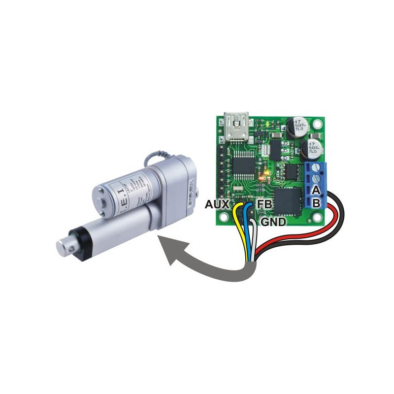 Simple High-Power 24v23 - USB motor driver - module