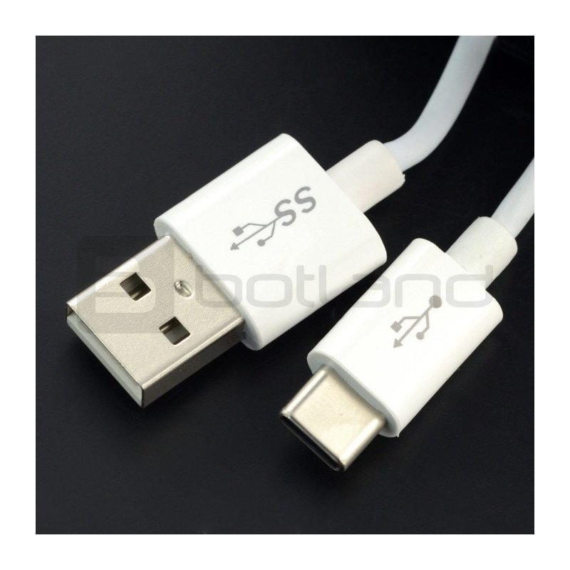 USB 2.0 cable type A - USB 2.0 type C Tracer - 3m white