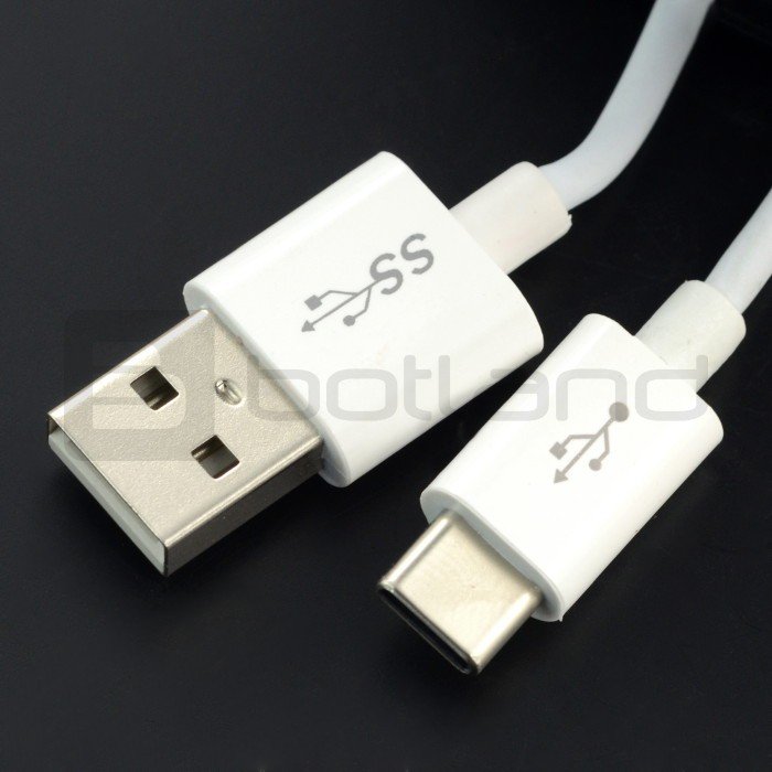 USB 2.0 cable type A - USB 2.0 type C Tracer - 3m white