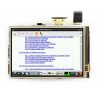 Resistive touch screen IPS LCD 3.5" 480x320px GPIO for Raspberry Pi 3/2/B+/ a - Zero - zdjęcie 4