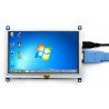 Resistive touch screen TFT LCD display 5" (B) 800x480px HDMI + USB Rev 2.1 for Raspberry Pi 3/2/Zero + housing black and white - zdjęcie 11