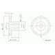 POM ZYZ-15A50-24-05P toothed gear ZYZ-15A50-24-05P POM ZYZ-15A50-24-05P toothed gear ZYZ-15A50-24-05P