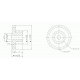 POM tooth chipper ZYD-15B40-24T12-05P POM tooth chipper ZYD-15B40-24T12-05P