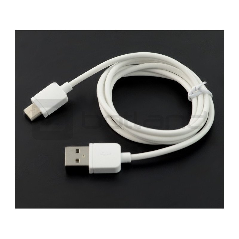 Kabel USB - USB typu C 1m - biały