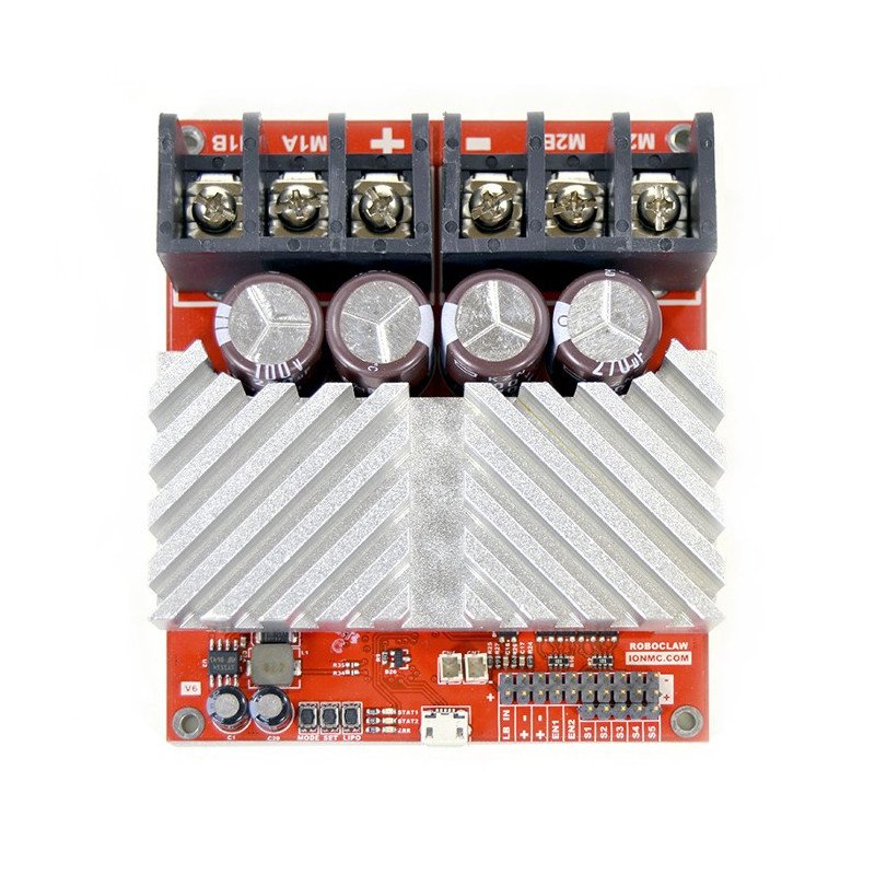RoboClaw 2x60A USB V5 - dual channel 34V / 120A motor controller