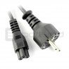 Mains cable for 3-pin power supplies (clover) - length 1 m - zdjęcie 2