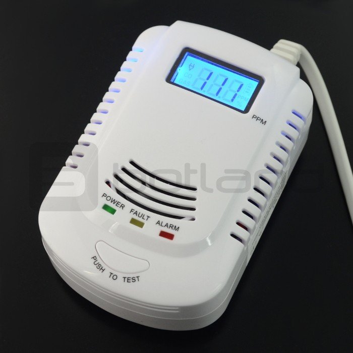 Carbon monoxide and gas detector - DETC02