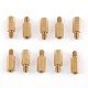 MakeBlock - brass distance M4x12 - 10pcs. MakeBlock - brass distance M4x12 - 10pcs.