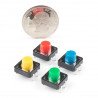 Multicolor Buttons - 4-pack - zdjęcie 2