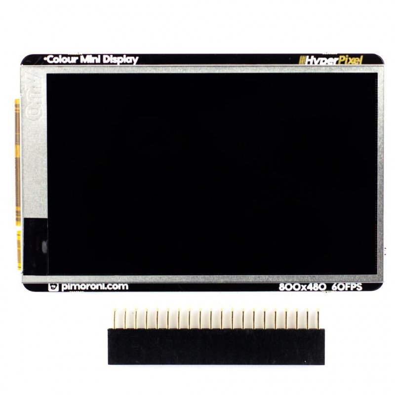 HyperPixel - TFT 3.5'' 800x400px GPIO capacitive LCD touch screen for Raspberry Pi 3/2/B+/Zero