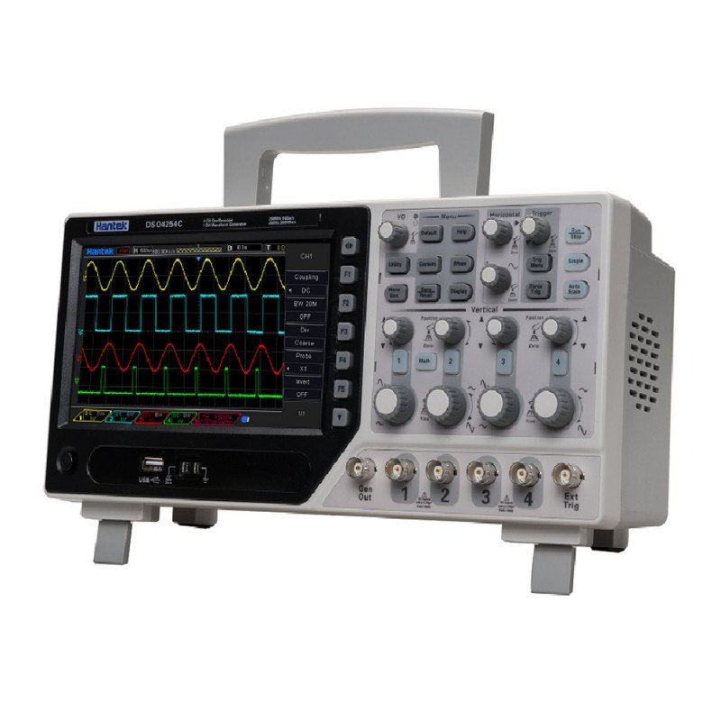 Hantek DSO-4104C 100MHZ oscilloscope 4 channels - DDS function generator