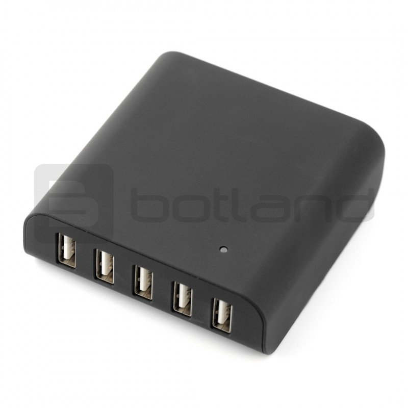 Goobay Intellignet 5x USB 5V 8A power supply - black