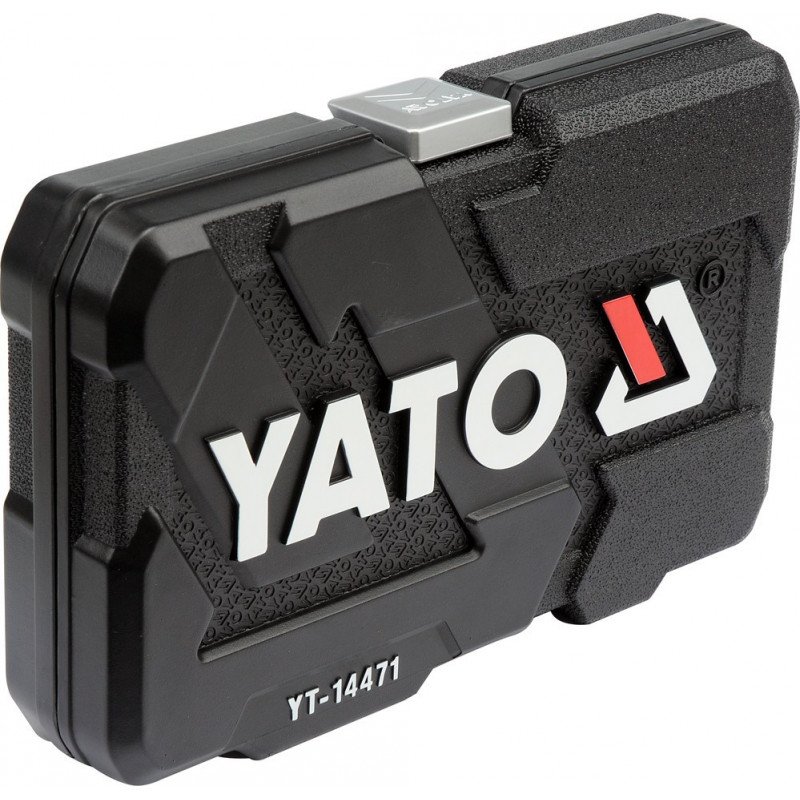 Yato tool kit - 1/4'', 3/8'', 1/2'' - 38 elements