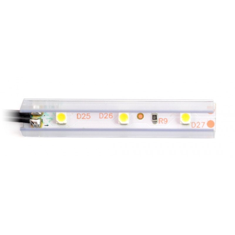 Shelf LED lighting NSP-50 - 3 diodes, white neutral - 12V / 0.24W