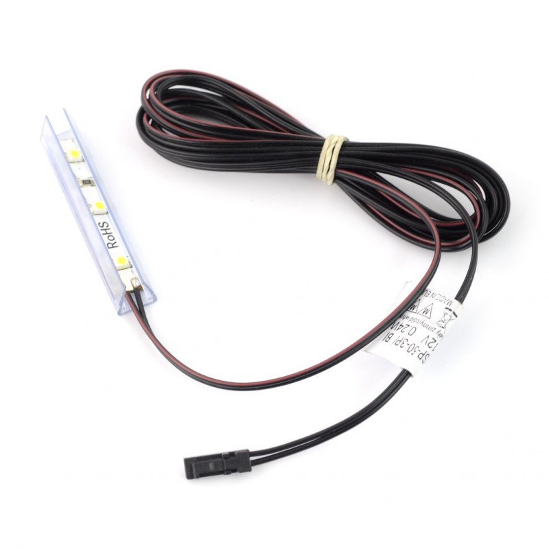 Shelf LED lighting NSP-50 - 3 diodes, red - 12V / 0.24W