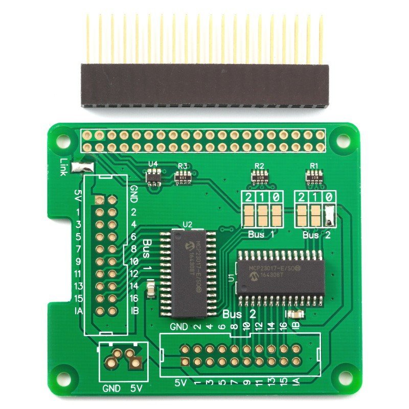 IO Pi Plus - 32 pin I/O expander for Raspberry Pi