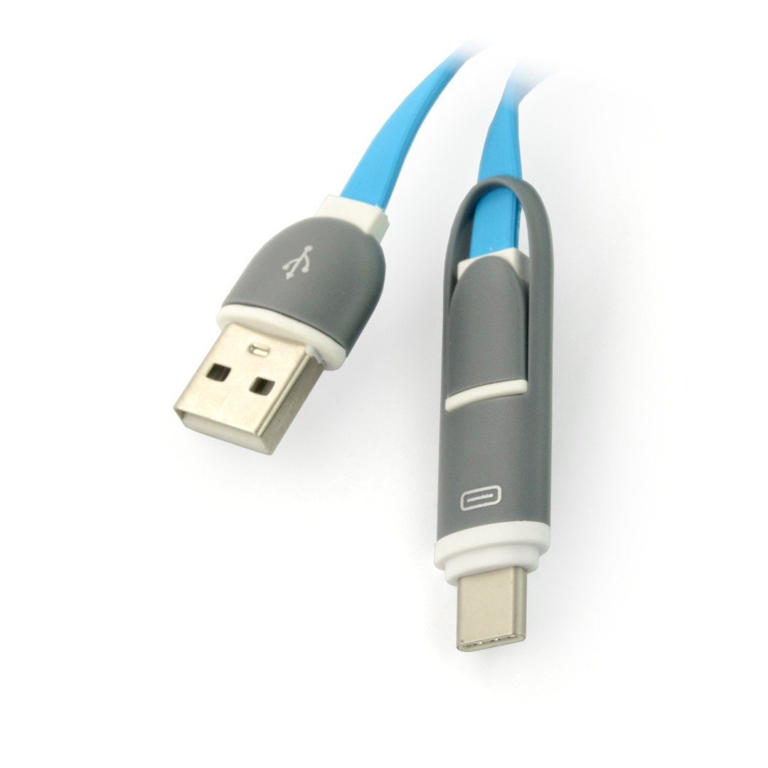 Kabel USB-C + Micro USB 2w1