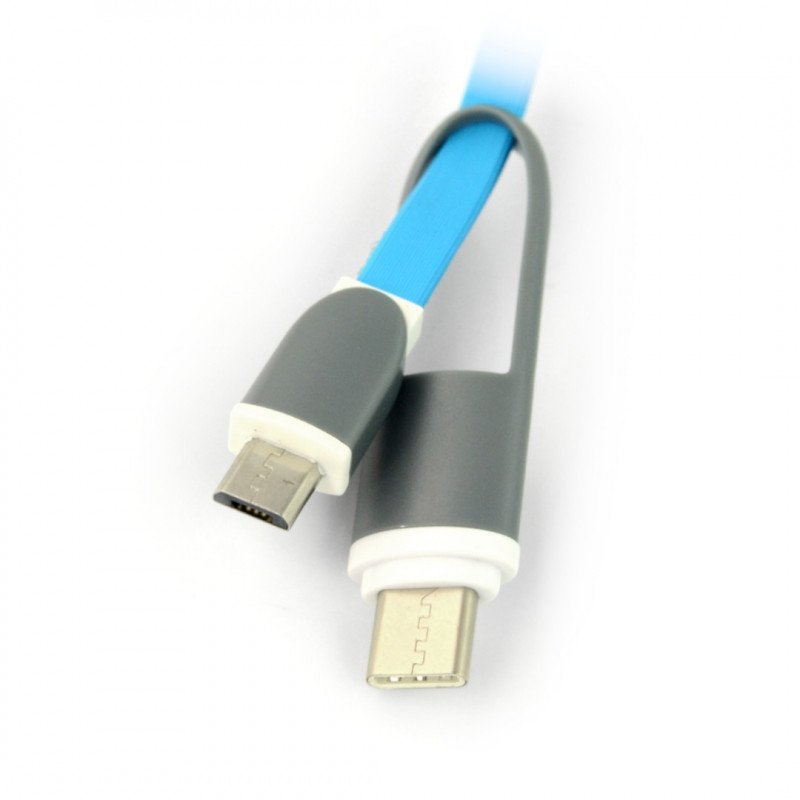 Kabel USB-C + Micro USB 2w1