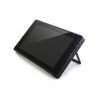 Touch screen capacitive IPS LCD, 7" (H) 1024x600px HDMI + USB for Raspberry Pi 3B+/3B/2B/Zero case black - zdjęcie 1