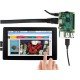 Touch screen capacitive IPS LCD, 7" (H) 1024x600px HDMI + USB for Raspberry Pi 3B+/3B/2B/Zero case black Touch screen capacitive IPS LCD, 7" (H) 1024x600px HDMI + USB for Raspberry Pi 3B+/3B/2B/Zero case black
