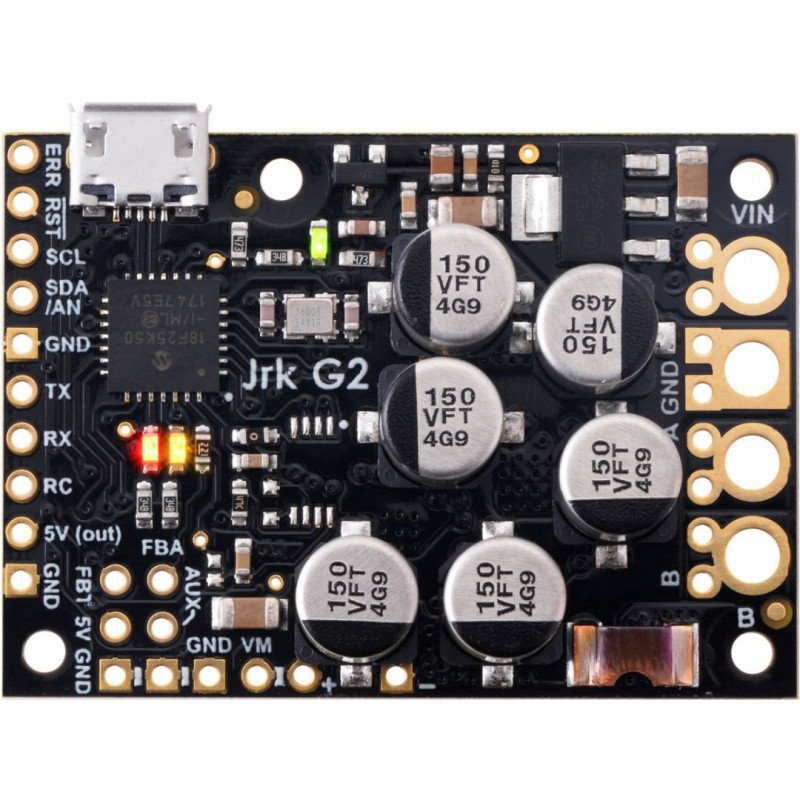 Pololu JRK G2 18v27 - single channel USB motor driver with 30V/27A feedback