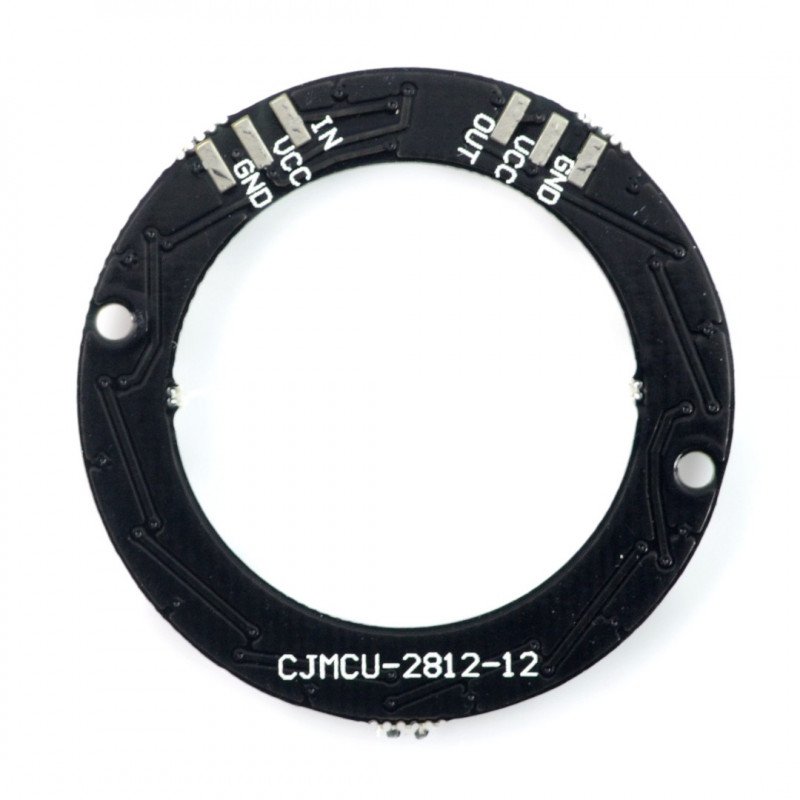 LED Ring RGB WS2812 5050 x 12 diod - 38mm