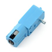DC motor with 1:90 gear 3-6V with single shaft - Bi-Metal