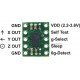MMA7361L 3-axis accelerometer 1.5/6g MMA7361L 3-axis accelerometer 1.5/6g