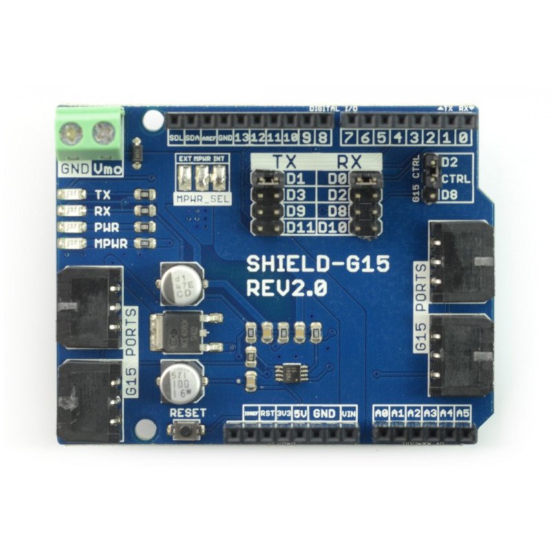 Cytron G15 Shield - supply unit 4-channel UART 15V/5A for Arduino