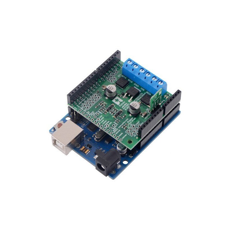 TB9051FTG Pololu - dual-channel driver engines 28V/2.6 A - shield for Arduino