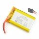 Akyga Li-Pol battery 980mAh 3.7V - 4 wires - 2.54mm female connector Akyga Li-Pol battery 980mAh 3.7V - 4 wires - 2.54mm female connector