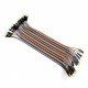 Connecting cables male-to-male 20cm - 40pcs Connecting cables male-to-male 20cm - 40pcs