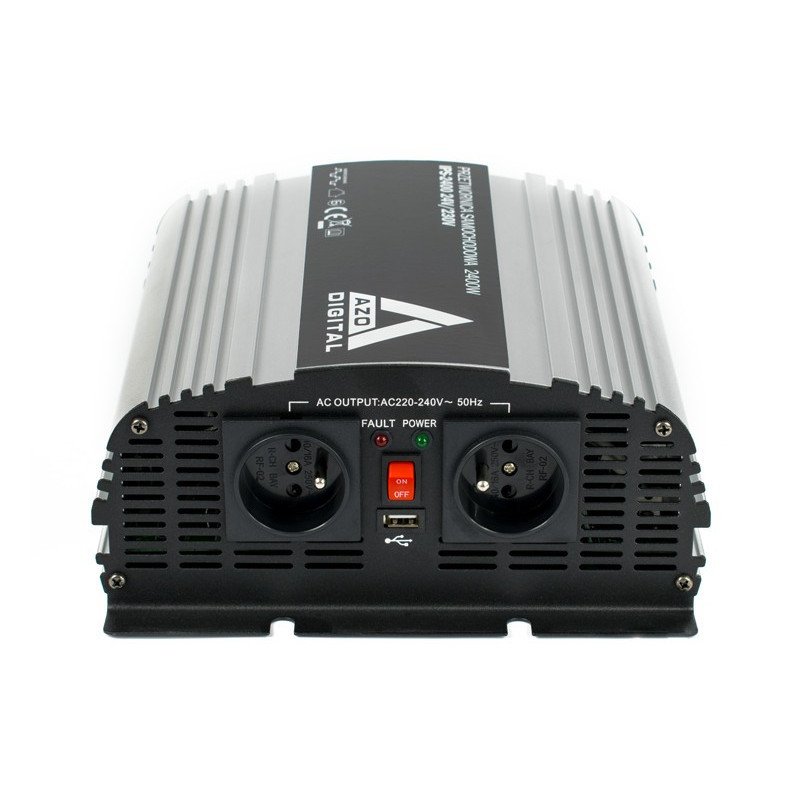 AZO Digital 24 VDC / 230 VAC IPS-2400 2400 W voltage converter