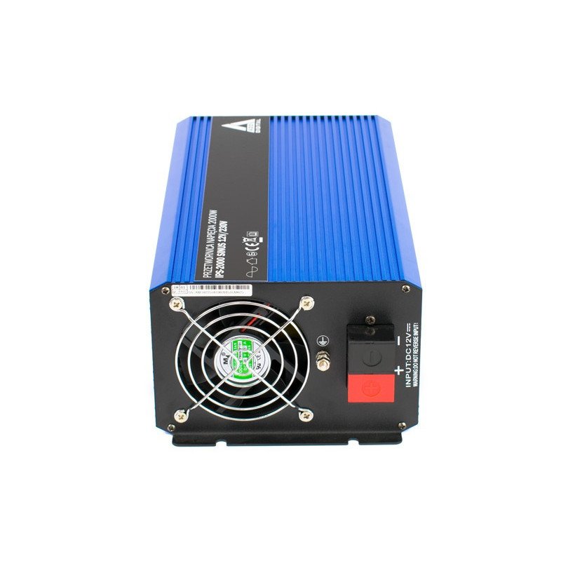 AZO Digital 12 VDC / 230 VAC voltage converter SINUS IPS-2000S 2000W