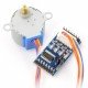 Stepper motor with gearbox 28BYJ-48 5V/ 0.1A/ 0,03Nm with driver ULN2003