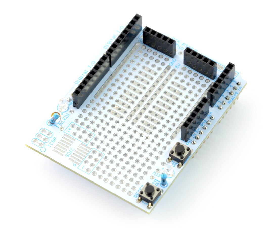 Velleman High-Q Breadboard – 1680 Tie Points For Electronics Prototyping