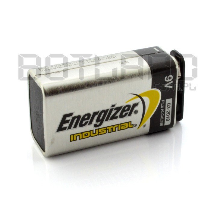 Alkaline battery Energizer Industrial 6LR61 9V