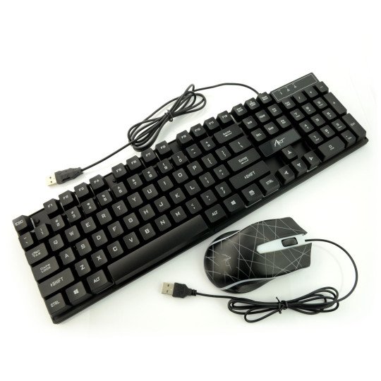 Basics Wired Keyboard for Windows, USB 2.0 Interface, for PC,  Computer, Laptop, Mac (Black)
