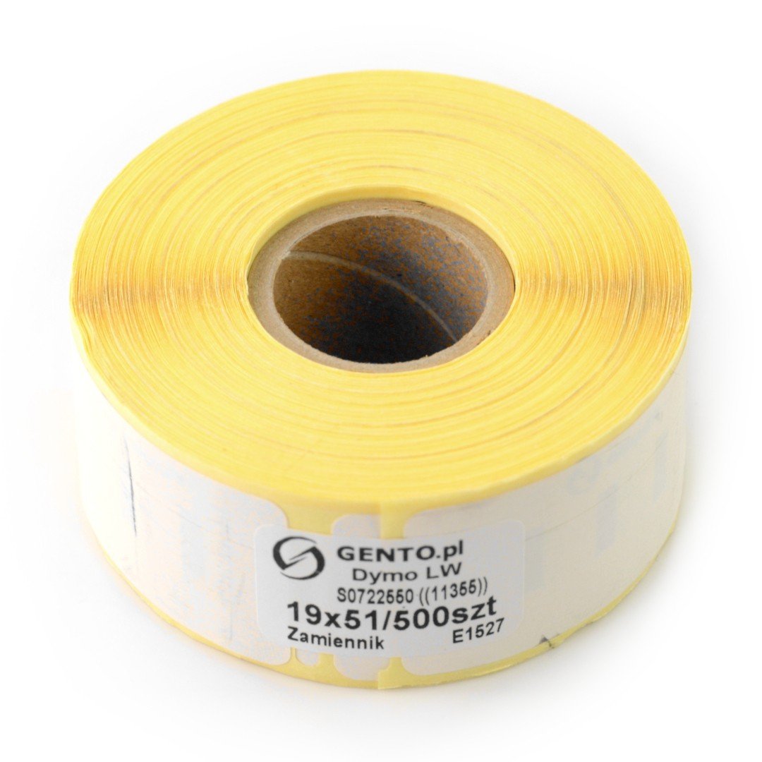 Labels for printer Dymo 19x51mm - 500 pcs/roll - replacement