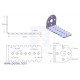 Aluminium fixtures for 25D motors Aluminium fixtures for 25D motors
