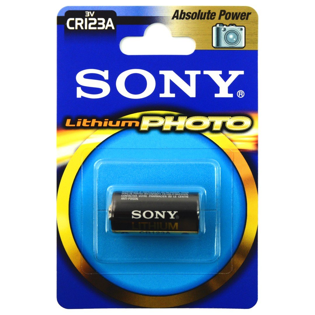 Sony lithium battery - CR123 1400 mAh