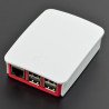Starter kit Raspberry Pi 3 B+ wi-fi + red-white case + original power supply + microSD card - zdjęcie 6