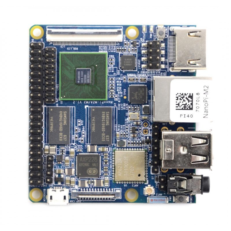 NanoPi M2A - Samsung S5P6818 Octa-Core 1,4GHz + 1GB RAM - WiFi + Bluetooth 4.0