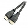 Cable HDMI 2m 30awg black - Raspberry Official - zdjęcie 3